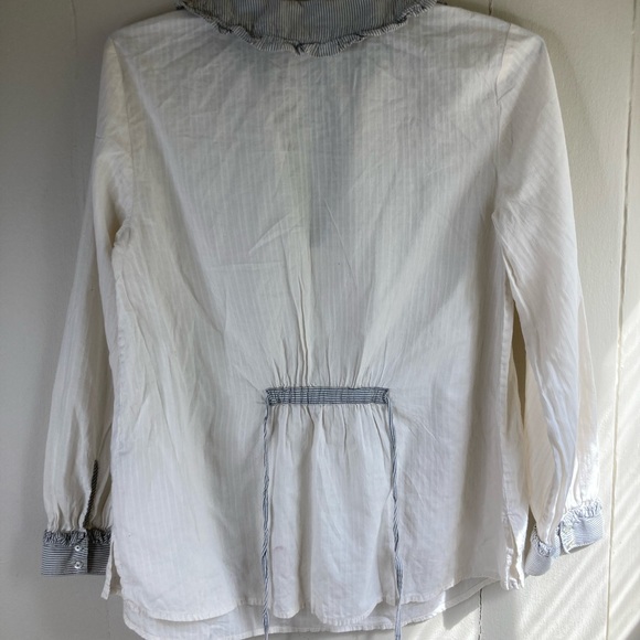 Marc By Marc Jacobs cotton peasant blouse 6 - Picture 2 of 16